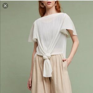 Anthropologie Sheer Tunic Dress